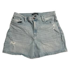 Calvin Klein Jeans Women’s Size 31 Light Blue Distressed High Rise Mom Shorts